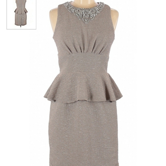 jackie jon Dresses & Skirts - Jackie Jon New York Grey Dress Size 10